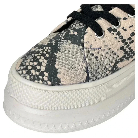 Madden Girl Chucki Snake Print Faux Leather High Top Womens Sneakers Size 8.5M - Picture 8 of 13
